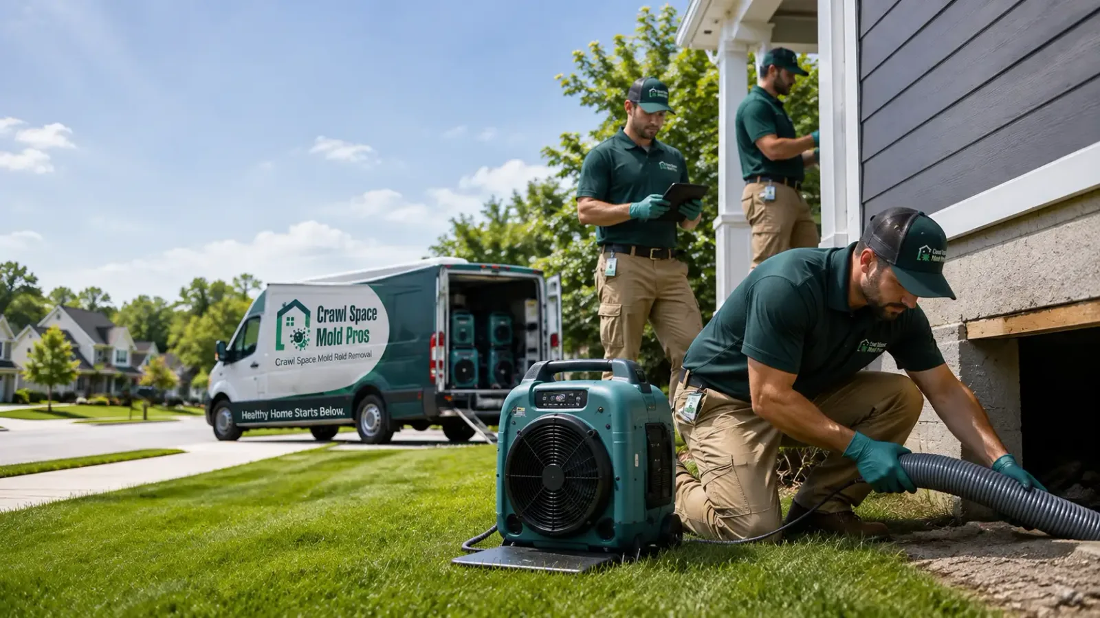 Crawl Space Mold Removal in Arcadia, NE